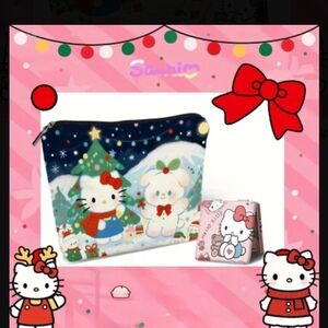 Sanrio Festive Hello Kitty and Friends Cosmetics Bag